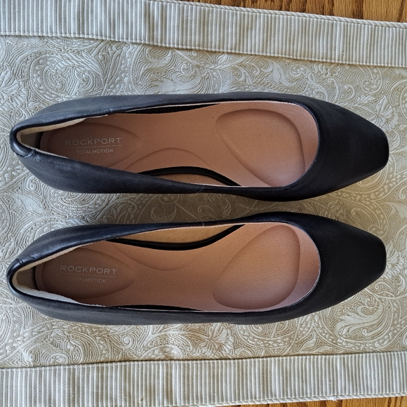 NEW Rockport Total Motion Laylani Plain Ballet Black Flat 9.5 - Picture 6 of 11
